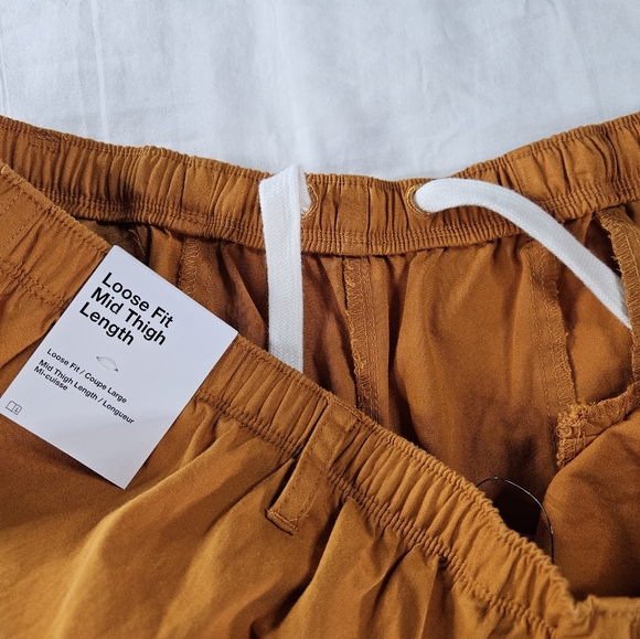 Nike Life Camp Shorts Monarch Orange FN3216 815 Men's Size Large - Picture 4 of 7